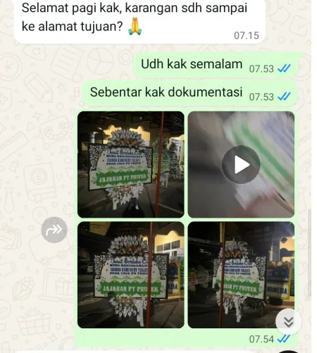 Pengiriman Papan Bunga Selamat Lemahabang
