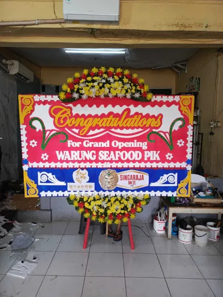 Papan Bunga Ucapan Selamat Lemahabang