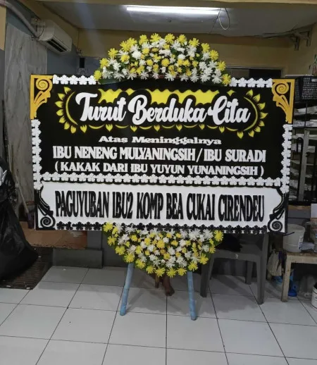 Papan Bunga Duka Lemahabang