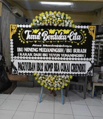 Papan Bunga di Lemahabang